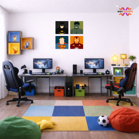 Canvas Printed Felt | Super Hero SH2