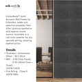 Felt Acoustic Decor Panel | Ash | 9mm, 48x17 Inch