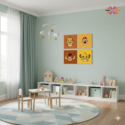 Canvas Printed Felt | Lion King LK1