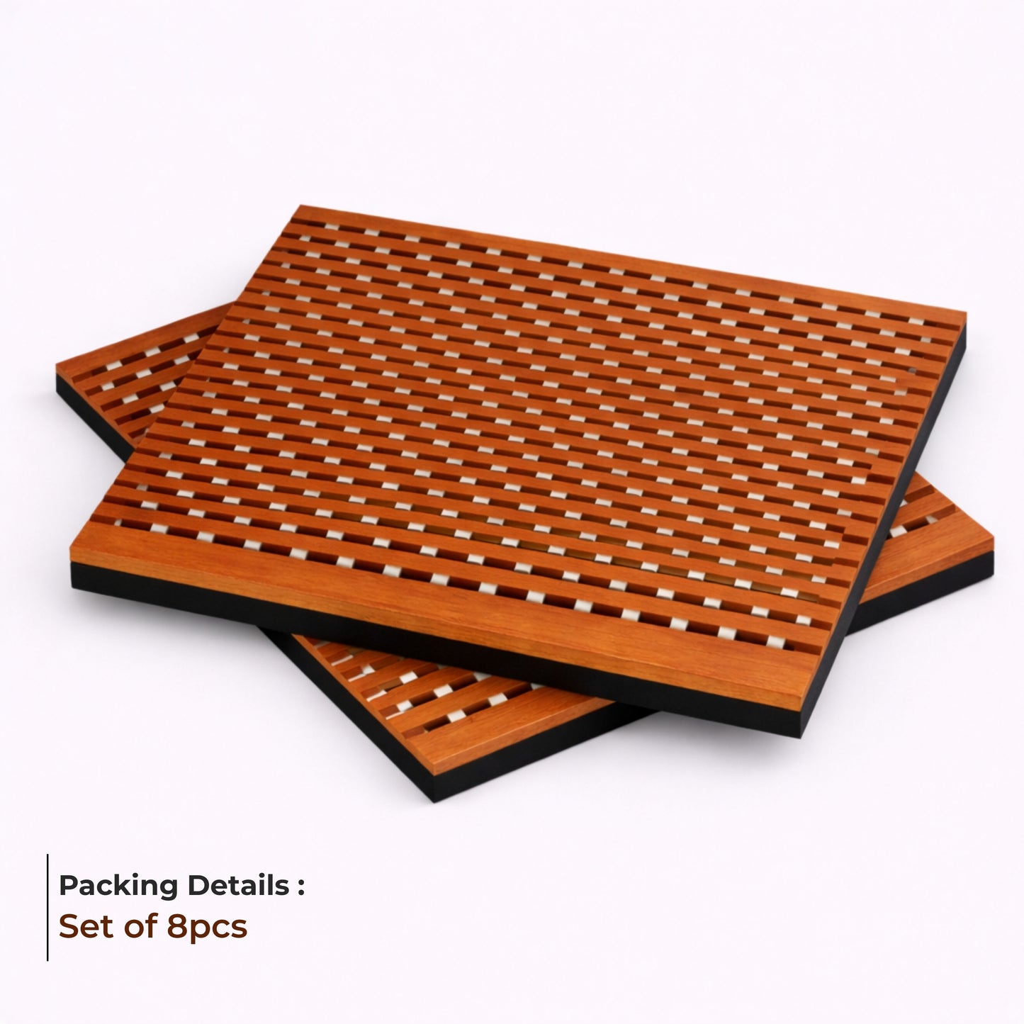 Acoustic Wooden Screens with Felt 2x2 ft - SX8