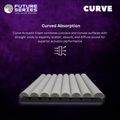 Curve Acoustic Foam | Future Series | 24"x24"x2"