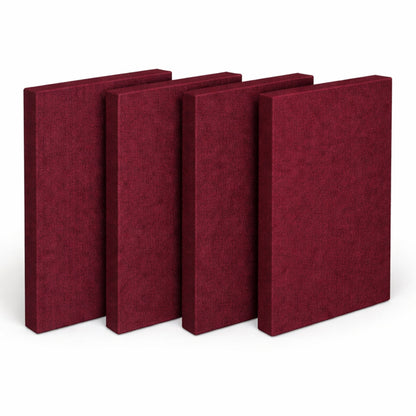 Fabric Acoustic Panel - 4x2 Ft, Maroon