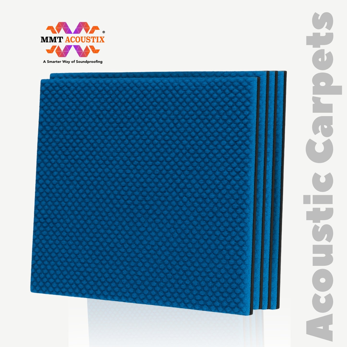 Acoustic Carpet Tiles | 50x50 cm | Blue | 64 Sq Ft