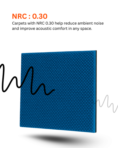Acoustic Carpet Tiles - Blue