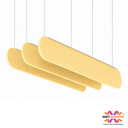 Acoustic Ceiling Baffles, Velora, 8 pcs