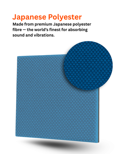 Acoustic Carpet Tiles - Blue