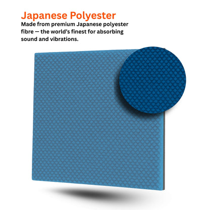 Acoustic Carpet Tiles | 50x50 cm | Blue | 64 Sq Ft