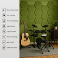 HexaFelt Bevelled Acoustic Panels | Olive