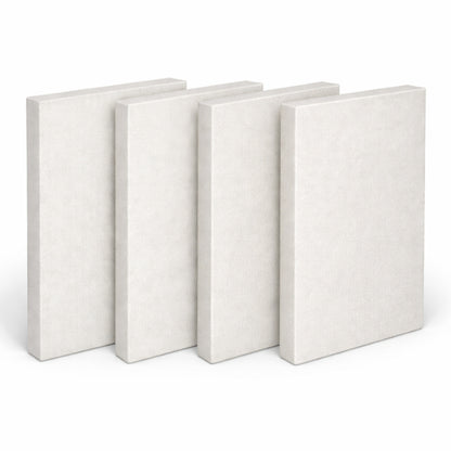 Fabric Acoustic Panel - 4x2 Ft, White