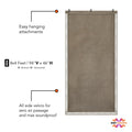 Door Soundproof Curtain | 46(width) x 96(Length) Inches | Brown