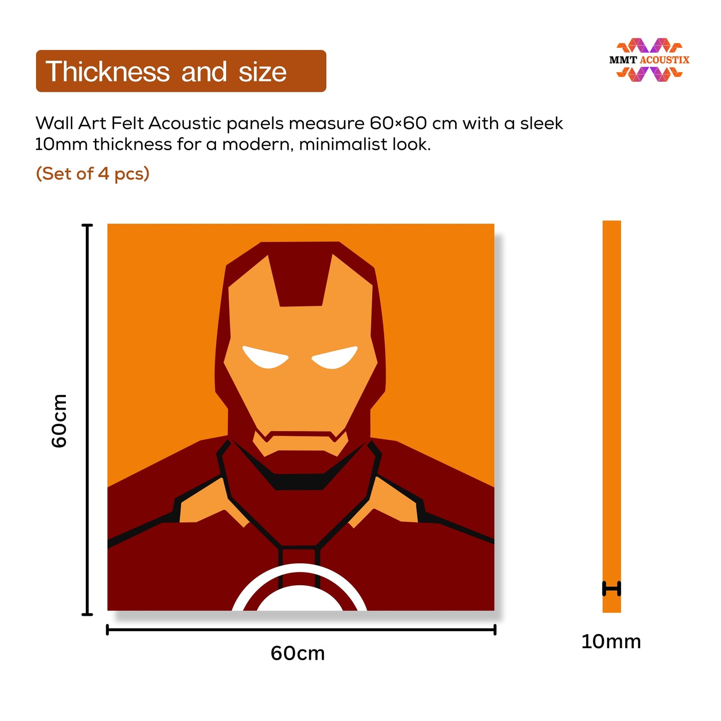 Canvas Printed Felt | Super Hero SH2