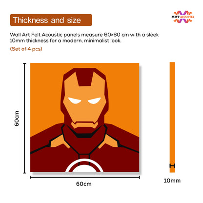 Canvas Printed Felt | Super Hero SH2