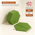 HexaFelt Bevelled Acoustic Panels | Olive