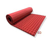 Pyramid Acoustic Foam 2”, 6x3 Ft, Flame Red