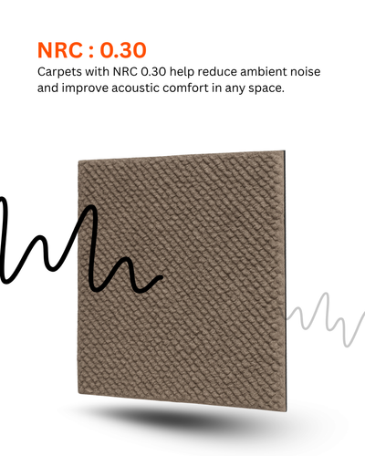 Acoustic Carpet Tiles - Brown