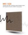 Acoustic Carpet Tiles - Brown