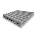 Curve Acoustic Foam 2x2 ft, Stone White