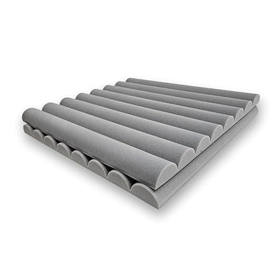 Curve Acoustic Foam 2x2 ft, Stone White