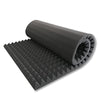 Pyramid Acoustic Foam 2”, 6x3 Ft, Charcoal