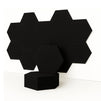 HexaFelt Acoustic Panel | 30x30cm | Black| 18 pcs