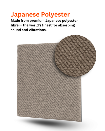 Acoustic Carpet Tiles - Brown