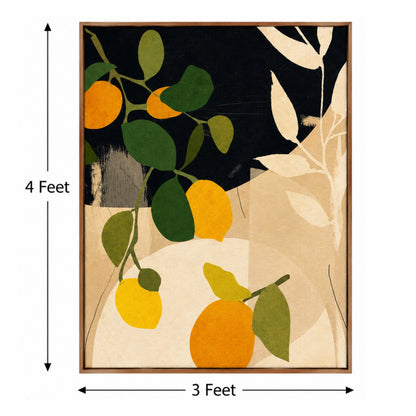 Citrus Grove – Designer Canvas Felt Acoustic Wall Panel (4 X 3)