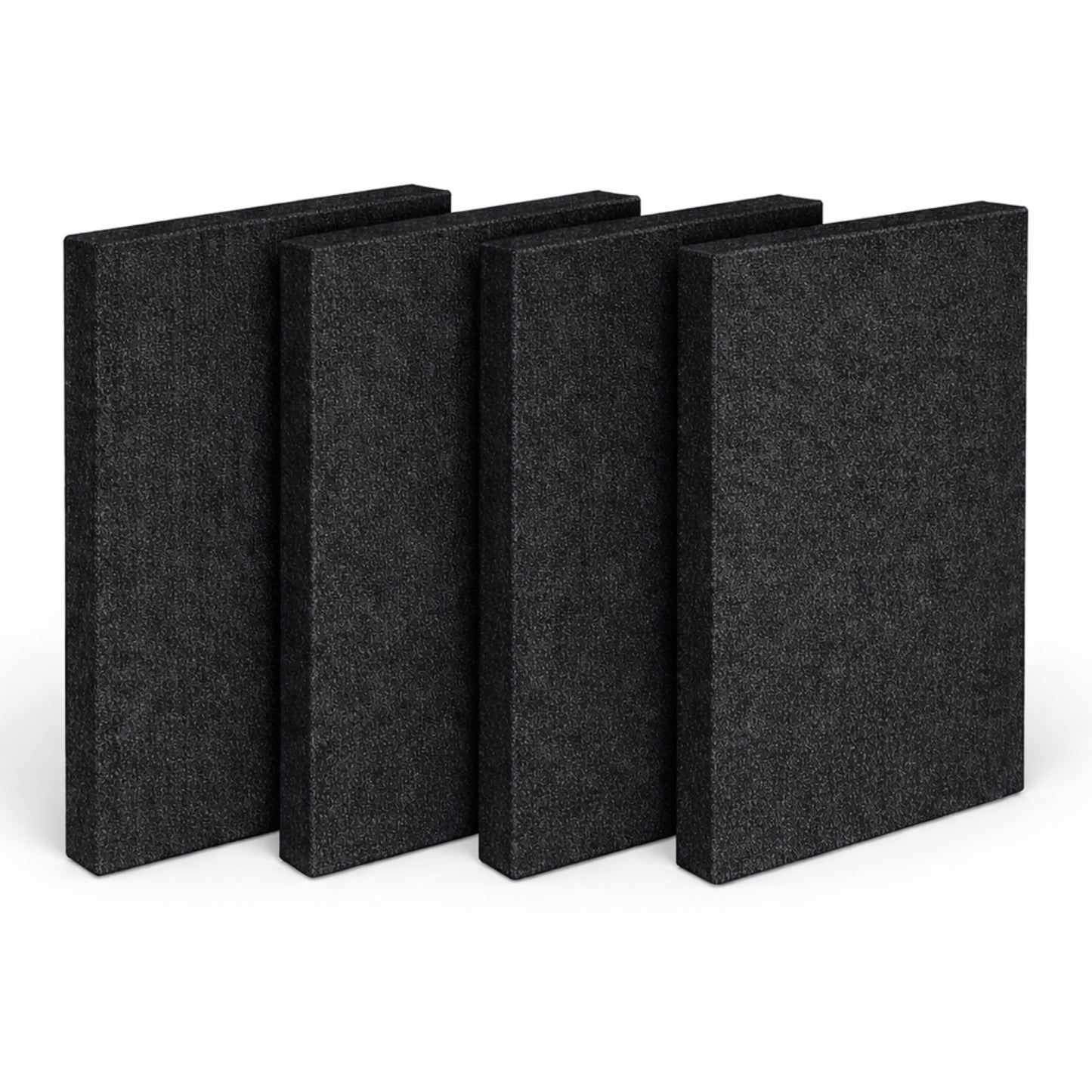 Fabric Acoustic Panel - 4x2 Ft, Black