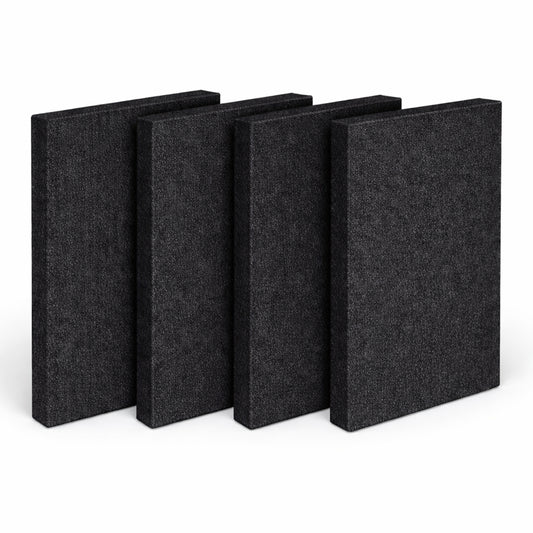 Fabric Acoustic Panel - 4x2 Ft, Black