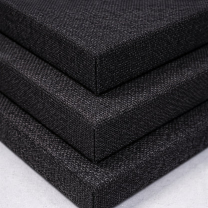 Fabric Acoustic Panel - 4x2 Ft, Black