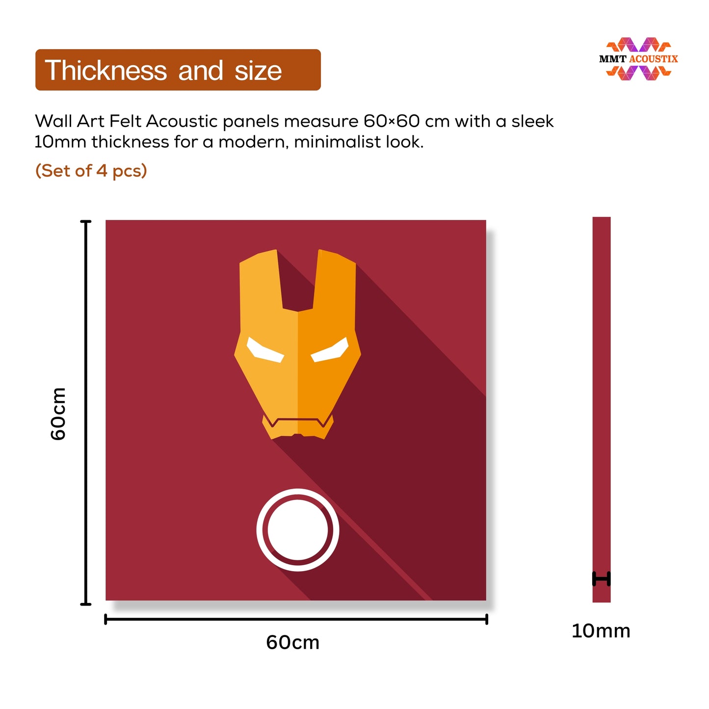 Canvas Printed Felt | Super Hero SH1