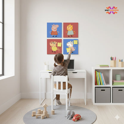 Canvas Printed Felt | Peppa Pig PP2