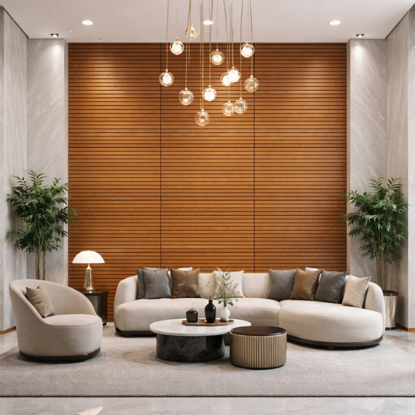 Acoustic Wooden Screens with Felt 2x2 ft - SX3