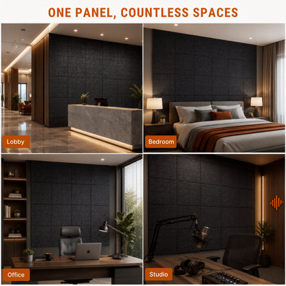Felt PET Acoustic Panel | Office & Home Acoustics | Ash