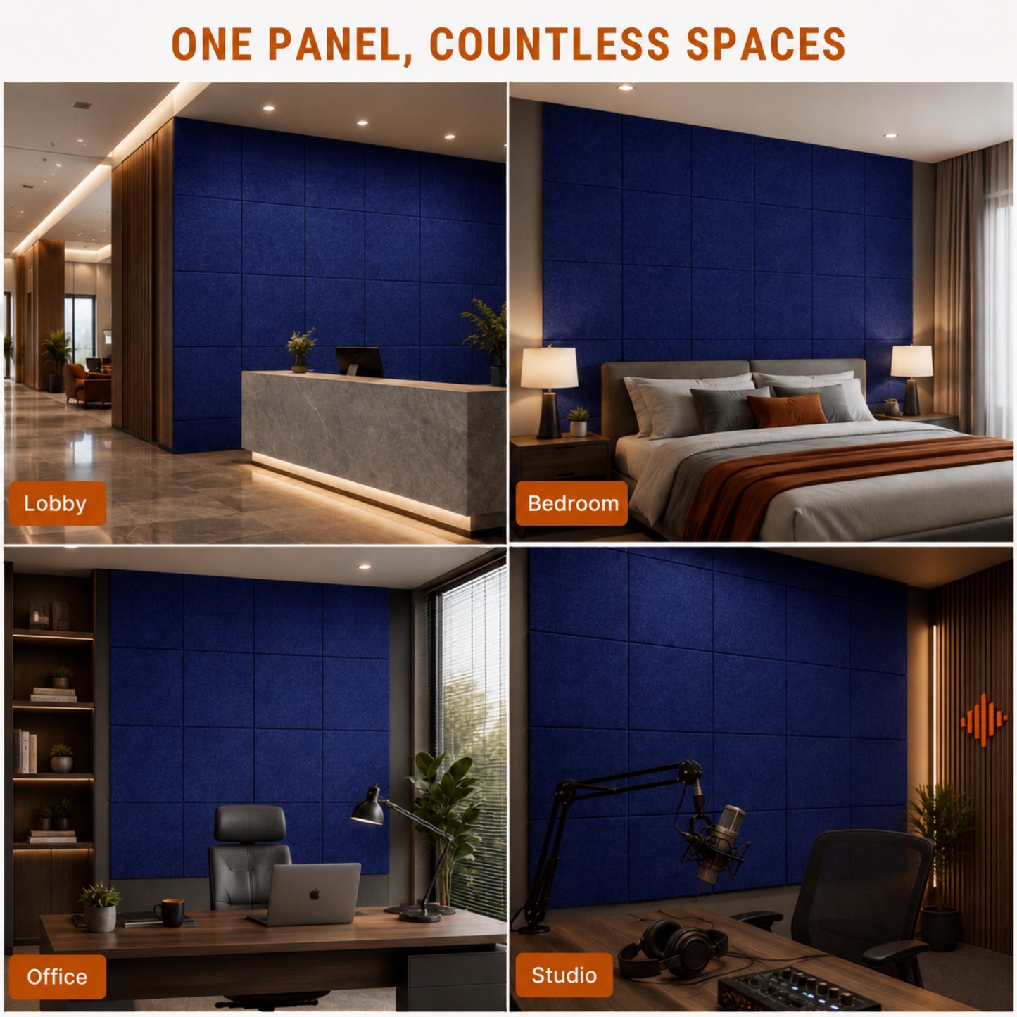 Felt PET Acoustic Panel | Office & Home Acoustics | Iris