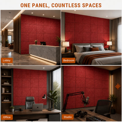 Felt PET Acoustic Panel | Office & Home Acoustics  | X-Mas