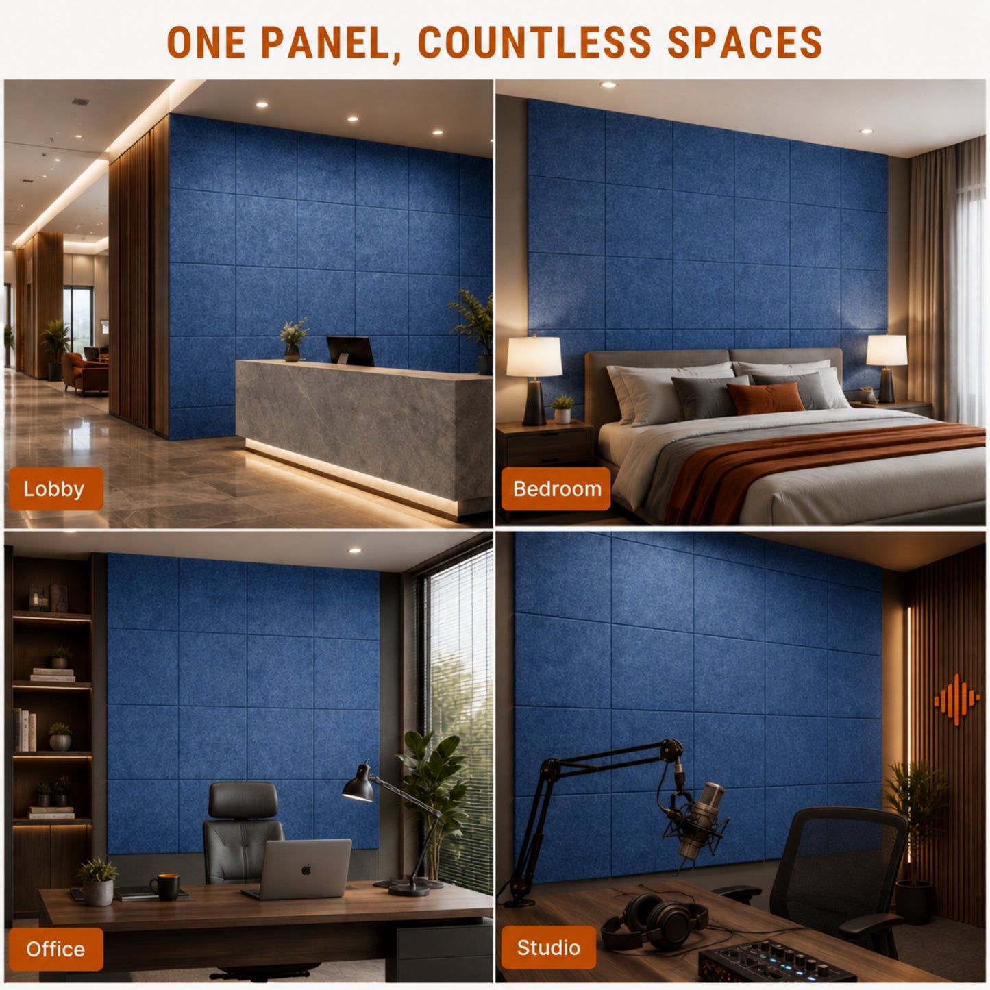 Felt PET Acoustic Panel | Office & Home Acoustics | Carolina