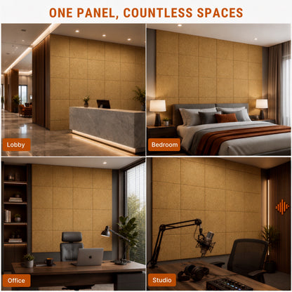 Felt PET Acoustic Panel | Office & Home Acoustics  | Camel