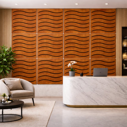 Acoustic Wooden Screens with Felt 2x2 ft - SX15