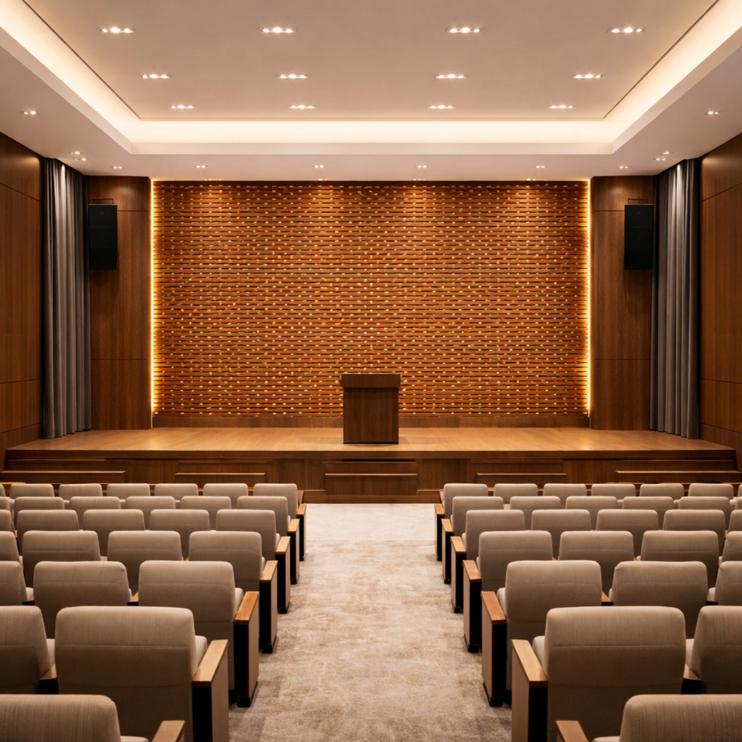 Acoustic Wooden Screens with Felt 2x2 ft - SX8