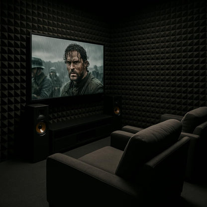 Galaxy Acoustic Foam 1x1 ft, Charcoal
