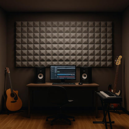 Galaxy  Acoustic Foam 1x1 ft, Stone White