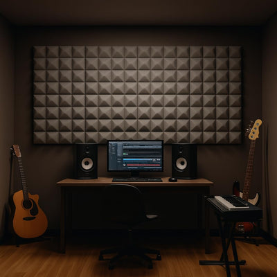 Galaxy  Acoustic Foam 1x1 ft, Stone White