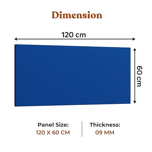 FeltPin Bulletin Board 120x60cm | Iris | 1 Pc