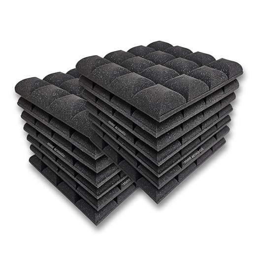 Galaxy Acoustic Foam 1x1 ft, Charcoal