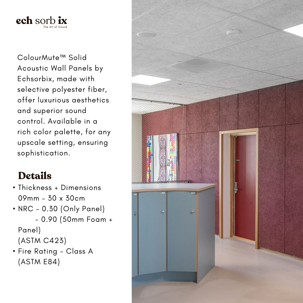 ColourMute PET Acoustic Panel | X-Mas