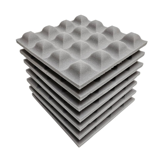 Alien Acoustic Foam 1x1 ft, Stone White