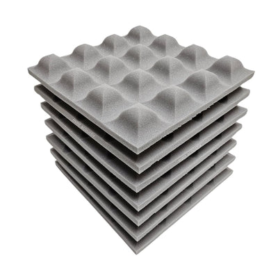 Alien Acoustic Foam 1x1 ft, Stone White