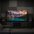 Curve Acoustic Foam 2x2ft, Charcoal