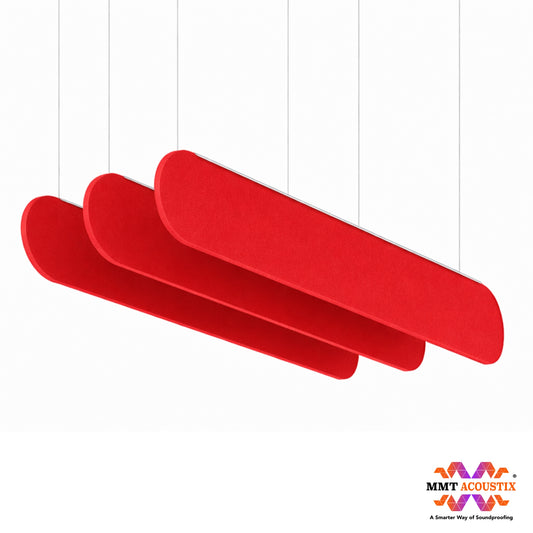 Acoustic Ceiling Baffles, Velora, 8 pcs