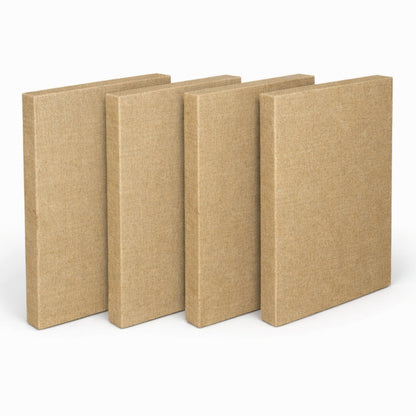 Fabric Acoustic Panel - 4x2 Ft, Beige